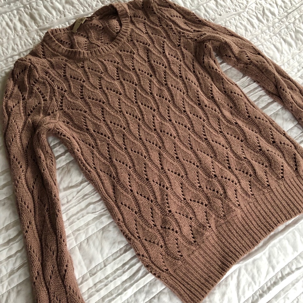 Dusty rose LOFT sweater
